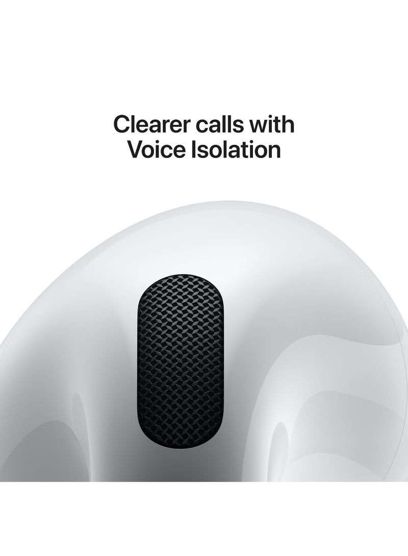 AirPods Pro 2 Wireless Earbuds, Bluetooth Headphones, Active Noise Cancellation, Hearing Aid Feature, Transparency, Personalized Spatial Audio, High-Fidelity Sound, USB-C Charging White