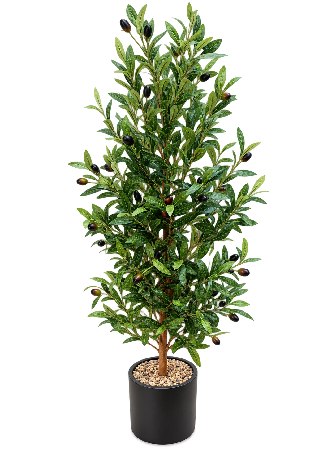 140CM Fruitful Zaitone Plant Black decorative Pot For Home Decoration and Living Home